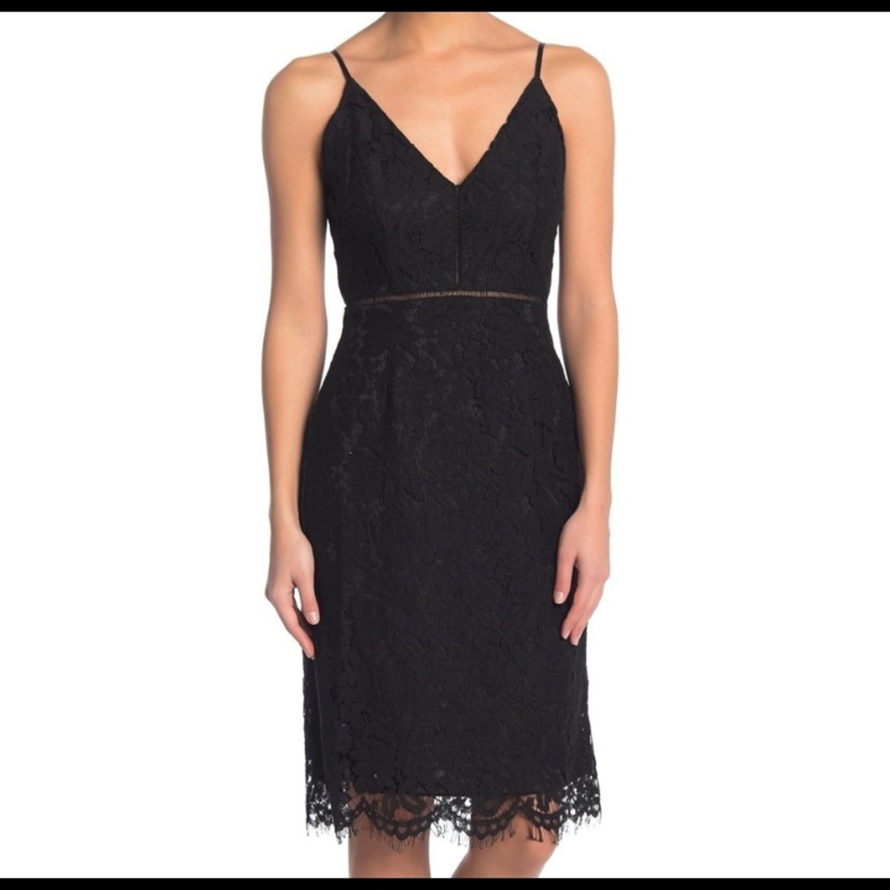NWOT ASTR The Label Black Lace Dress